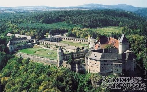 Замок Розенбург с высоты птичьего полёта