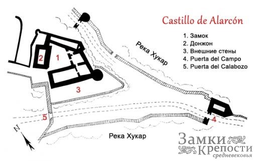 План замка Аларкон