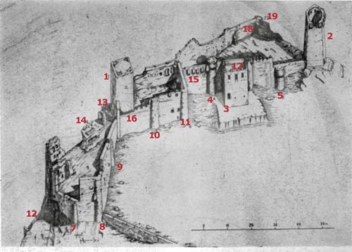 План крепости Хертвиси