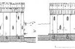 Смоленская крепость - круглые башни