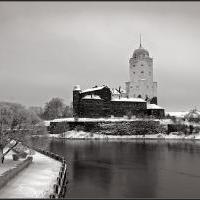 Выборгский замок зимой