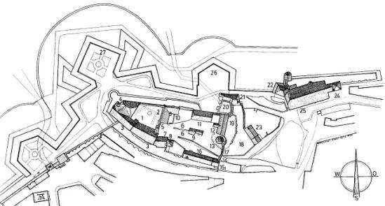 План замка Кайзербург
