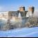 Крепость Олавинлинна зимой