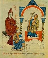 Матильда Тосканская и Генрих IV ("Хождение в Каноссу")